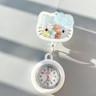 HelloKitty Cat Shaker Telescopic Breast Watch Nurs HelloKitty Cat Shaker Retractable Chest Watch Nur