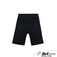 ARI ADEPT TEAM SHORTS - BLACK/SILVER กางเกงขาสั้น อาริ  ADEPT สีดำ