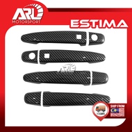Toyota Estima XR50 ACR50 ACR55 Door Handle Protector Carbon Cover Molding Trim For Estima (2006-2025