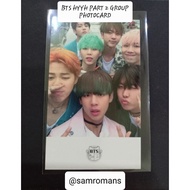 OFFICIAL BTS HYYH PART 2 ALBUM GROUP PHOTOCARD