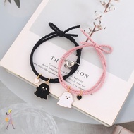 INNICE 2pcs Cute Ghost Face Twine Bracelet, Couple Style Magnetic Magnetic Couple Bracelet, Casual G
