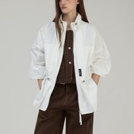 北歐outdoor 凹凸質感格紋上衣外套