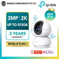 TP-Link Tapo (3MP C210/C211 4MP C220/TC72/C225 4MP) [3YRS SG Warranty]  PTZ CCTV 360 Degree Pan Tilt Wireless IP Camera