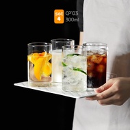 Set of 4 glass cups CP03/4 300mL