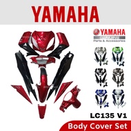 YAMAHA 100% Original 135LC V1 4 Stroke 4 Speed Body Cover Set Body Kit LC135 Coverset LCV1 LC