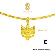 Sincere Store Emas 916 3L Loket Mask 2C | Emas 916