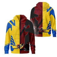 Deadpool and Wolverine 3D Anime Sweatshirt Jumpsuit cosplay Sweatshirt 5820