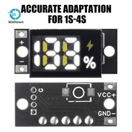 Mini Battery Level Indicator Module 1S/2S/3S/4S 3.2V/6.4V/9.6V/12.8V LiFePO4 Batteries Percentage Ba