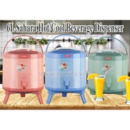 6L Original Sahara Drink Jar /Beverage Dispenser/ Hot &amp; Cold Water Storage Insulated Container /Tong Air Serbaguna SED21