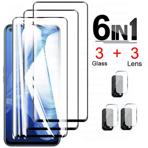 Protective Glass on realme 7 5g Screen Protectors Tempered Glass for oppo realme 75g 7 Pro 7i global