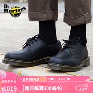 马丁（DR.MARTENS）1461 新中式通勤软皮黑色男女款3孔马丁单鞋 黑色 38