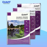 QUAFF Glossy Photo Sticker paper