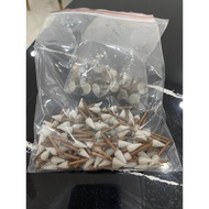 Enhance tip shaped like a radio disc bud specializes in polishing composite fillings in dentistry.'