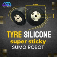 Silicone Tyre with Rim for Sumo Robot