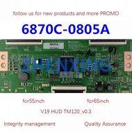 TV 6870C-0805A Original LG Tcon V19 HUD TM120_v0.3 logic board pxa9