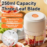 [One-Touch Operation/Cordless] Electric Garlic Press / Automatic Mincer / Baby Food Grinder/Cordless