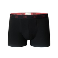 กางเกงบ็อกเซอร์ชาย CR7 Underwear Pure Cotton Elastic Fitness Sporty mid Waist Briefs กางเกงบ็อกเซอร์