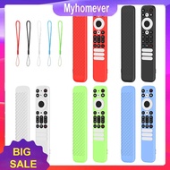 Silicone Remote Case Anti-Slip TV Remote Control Case Shockproof Remote Cover with Lanyard for TCL R