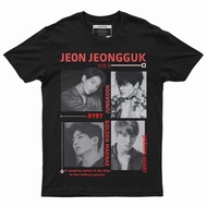 Kaos Musik BTS Kaos Jeon Jeong-guk BTS T-shirt Premium 100%COTTON Kaos Jungkook BTS Unisex for Mwn W