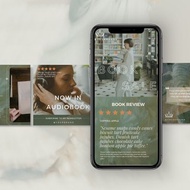 數位 Canva 模板 / 作者 / Instagram方形貼文 / 英文版
