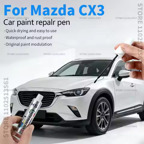 For Mazda CX3 Car Paint Repair Pen Paint Scratch Repair Accessories White 34K Blue 42M 41B Black 16W