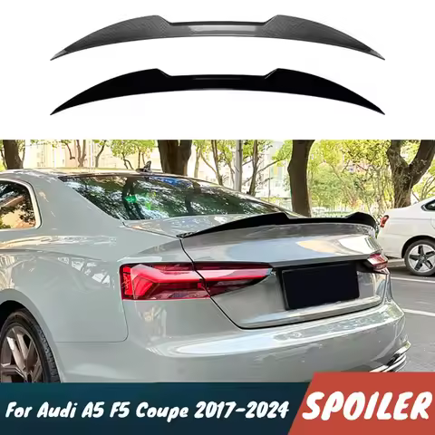 For Audi A5 F5 Coupe 2017-2024 2 Door Car Rear Trunk Lid Spoiler Wings Body Kit Tuning Exterio Acces