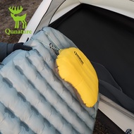 Qunature Inflated Pillow Ultralight Camping Travel Pillows Backpacking Air Cushion Neck Support Port