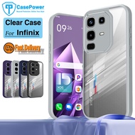 CasePower for Tecno Infinix Note 50 40 Pro Plus 40S 40X 50X Smart 8 9 10 HD Pro Plus TPU Case Transp