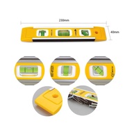 9" Spirit Level/Magnetic Box Level - Yellow Waterpast Spirit level Torpedo Magnetic Timbang Air