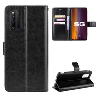 Leather Phone Case For Vivo IQOO NEO IQOO 3 15 15R U3 U5 U5E Kickstand Protect Phone Bags Cover