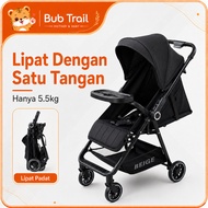 🔥In Stock Stroller Baby Foldable 2 way Cabin Size Lightweight Adjustable Travel Bayi Stroller Max 60
