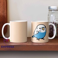 Chubby Blue Budgie Male Tea Water Coffee Mug