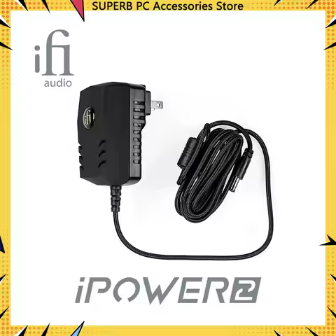 iFi iPower2 DC Low Noise Power Adapter Hifi Decodes Earphone Amplifier Low Ripple Noise Canceller Mu