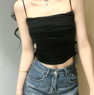 Áo Ba Lỗ Nữ Mùa Xuân Hè Ôm Vừa Vặn Có Đệm Ngực Một Mảnh Áo Ba Lỗ Cotton Không Dây Kiểu Dáng Chữ a Ng