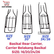 Bicycle Rear Carrier,Carrier Belakang Basikal 16/20/24/26