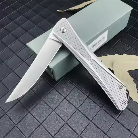CR 7530 pocket folding knife 8Cr13Mov Blade Aluminium Handl edc multitool knives utility kitchen cut