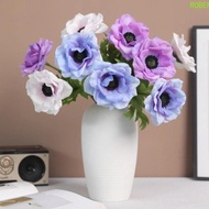 ROBEN Artificial Anemone, Real Touch Plastic Silk Anemone Flowers, Flower Arrangements Lifelike Hand