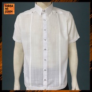Obra ni Juan Polo Jack (Regular Fit) Polo Jack  With Patch and Print-  White (#2713)
