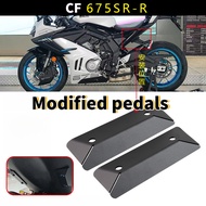 CFMOTO 675SR‑R 675NK Footpeg Delete Covers, Aluminum Decor Accessories motorcycle accessories