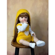  Full Silikon Body Reborn Baby Cewek Cantik / Boneka Lifelike Real