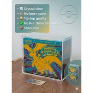 ETB Elite Trainer Box Case Acrylic Crystal Clear Thick Acrylic Display Case for ETB/booster/UPC Mega