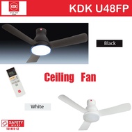 KDK U48FP 120cm DC Motor Ceiling Fan with LED Light and Remote