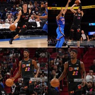 (預購)邁阿密熱火官方廣告章 Miami Heats NBA Jimmy Butler Tyler Herro Authentic Jersey