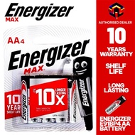 Energizer MAX E91BP4 AA E92BP4 AAA Original Batteries Battery Long Lasting for Toys Remote Keyboard 