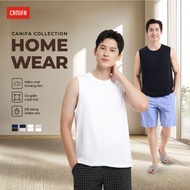 Pack of 2 shirts Sleeveless CANIFA men's home shirt 8LA26A003 Sleeveless T Shirt Men Muscle Tank Men