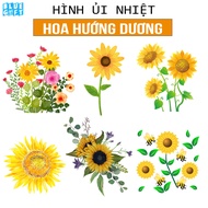 Ironized image, Heat Pressed image of Sunflower - Sunflower8