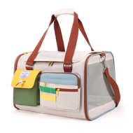 99PET กระเป๋าสัตว์เลี้ยง กระเป๋าเป้สะพายหลังสัตว์เลี้ยง กระเป๋าสะพายแมว ระบายอากาศได้ พับเก็บได้ หน้