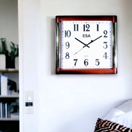 Minimalist Aesthetic Wall Clock, Square Shape, 40cm 5654A