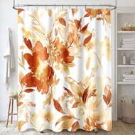 floral shower curtain bathroom watercolor floral shower curtain modern abstract decorative fabric sh