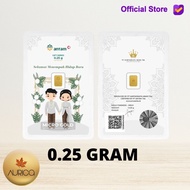 LOGAM MULIA MICRO GOLD ANTAM HARTADINATA 0.25 GRAM WEDDING TRADISIONAL